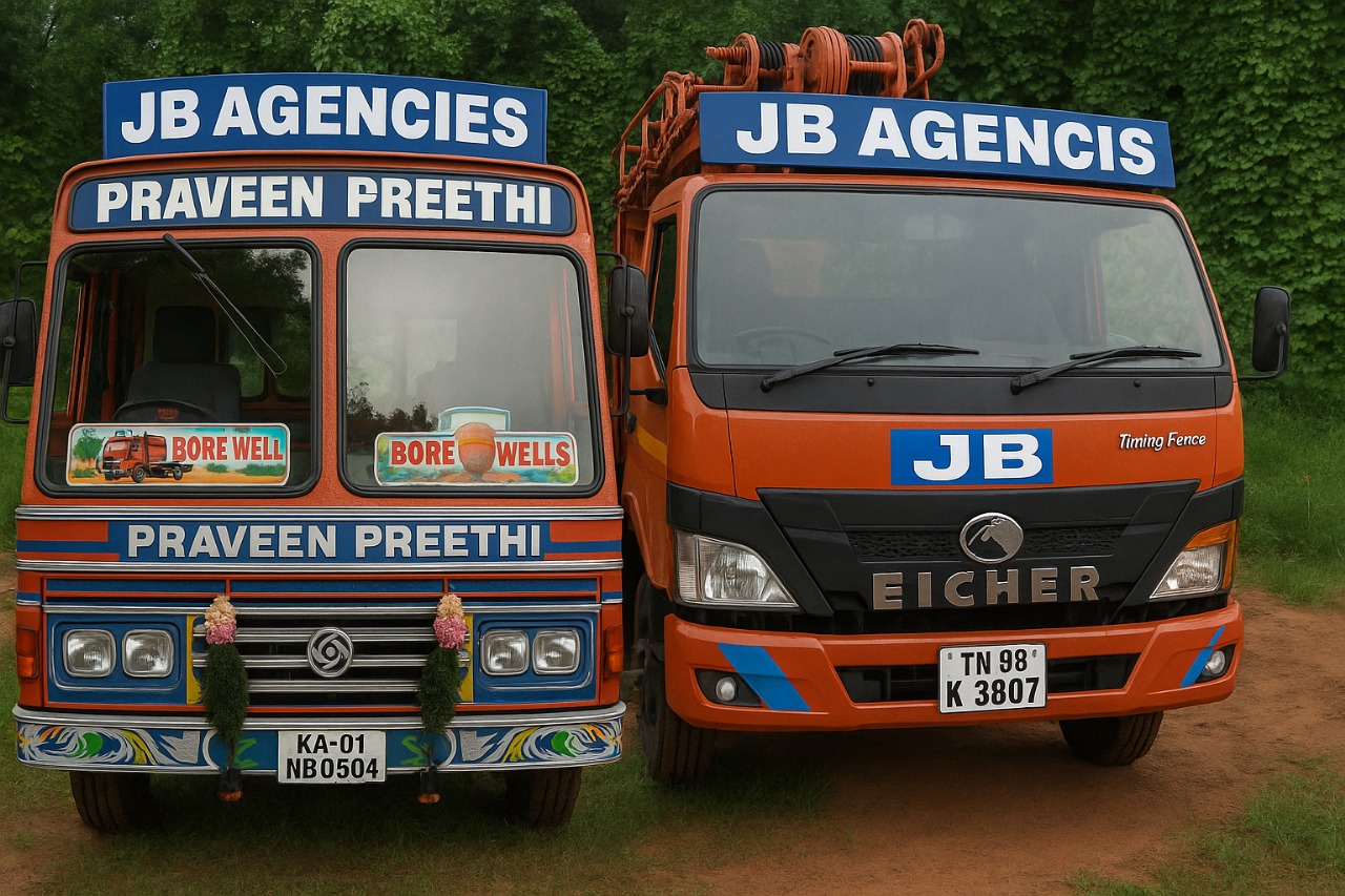 Borewell drilling operation